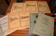  LOT ETUDES POUR VIOLON ET