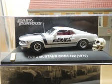 FORD MUSTANG BOSS 302 1970 1/43 PERSONNALISATION FAST AND FURIOUS Modèle Unique