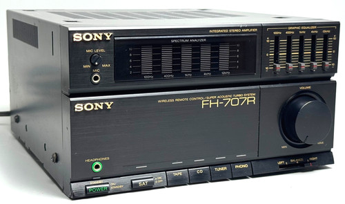 Sony 707r integrated - sony, stereo