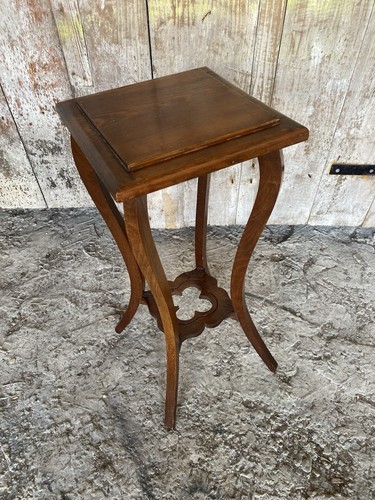 Sellette guéridon ancien bois - sellette,