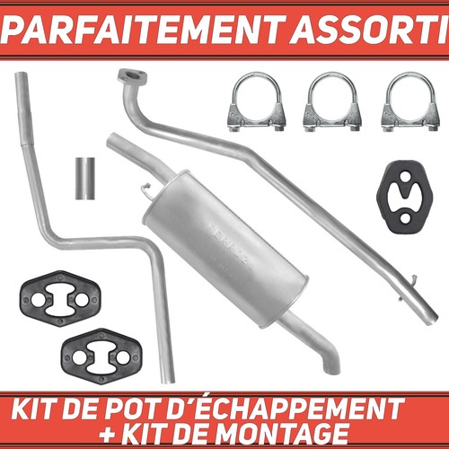 Kit pot échappement - de,