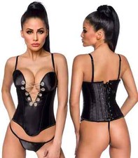 Saresia Black Corset Bodysuit