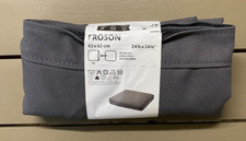 Housse de coussin d'assise IKEA FROSON uniquement gris extérieur 62x62 cm / 2...