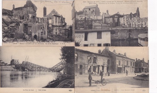 Lot antique postcards - lot, 4