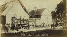 UNE FERME vers 1880 scène de
