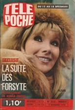 Télé Poche N° 252/1970 - Les Forsyte Susan Hampshire Dalida Les Saintes Chéries