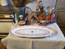 grand plat en porcelaine de