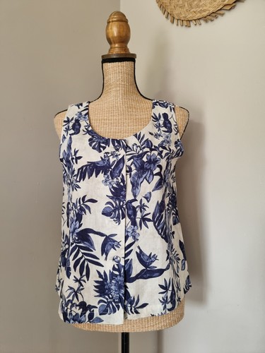 Mango haut boutonné toile - :,