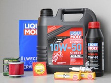 Kit de Maintenance Yamaha XVS 1100 Dragstar Huile, Filtre à Huile Bougie Service