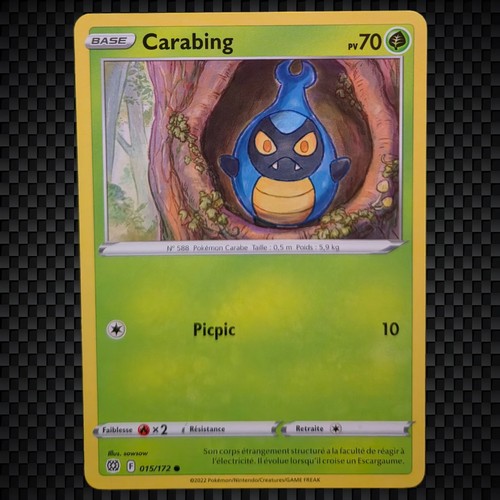 Cartes pokémon carabing - pokémon, :