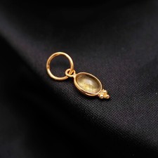 Pendentif breloques ovale en