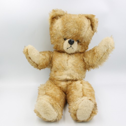 Ancienne peluche ours beige