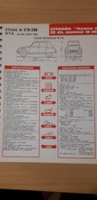 FICHE TECHNIQUE RTA  E.T.A.I. CITROEN "DYANE 6" 33 CH. MOTEUR M 28 1 - 1969