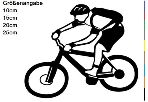 Autocollant vtt vélo - vtt,