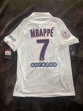 Maillot psg officiel 2019/2020 Vapor match taille L Mbappé neuf