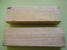 2 carrelets bois de niangon ébénisterie,tournage,coutellerie,stylo