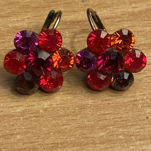 Boucles oreilles fleur - d,