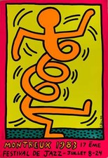 Keith HARING : Swing Pink