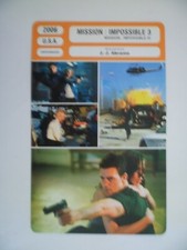 CARTE FICHE CINEMA 2006