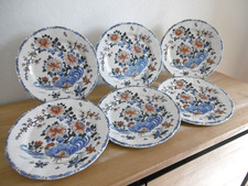 SIX ASSIETTES PLATES FAIENCE