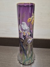 Grand Vase Émaillé Iris