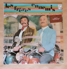 Les Frères Ennemis LP 33T Philips 849.510 BY avec "Les Dépanneuses" 1969 motos