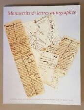 MANUSCRITS ET LETTRES