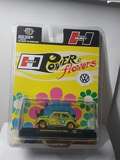 M2 MACHINES 1/64 🇨🇵 1953 VW beetle deluxe Usa model HURST POWER FLOWERS Chase 