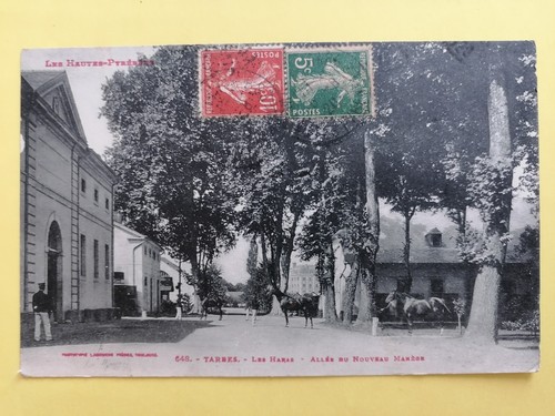 Cpa tarbes écrite - Écrite, par