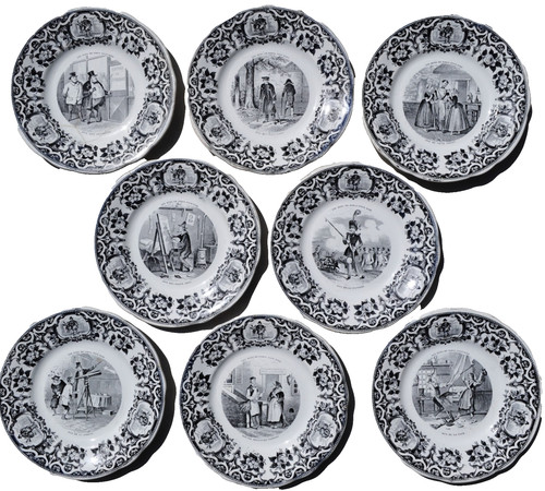 Service assiettes dessert - service,