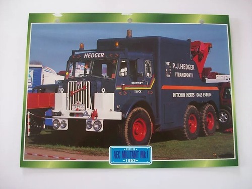 Carte fiche camion - fiche, aec