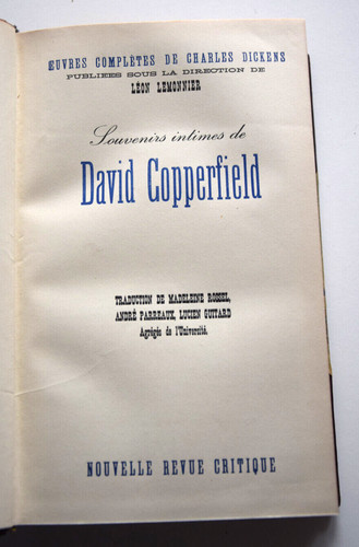 Souvenirs intimes david - intimes, de