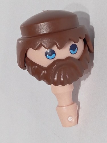 Playmobil tête barbe perruque - playmobil,