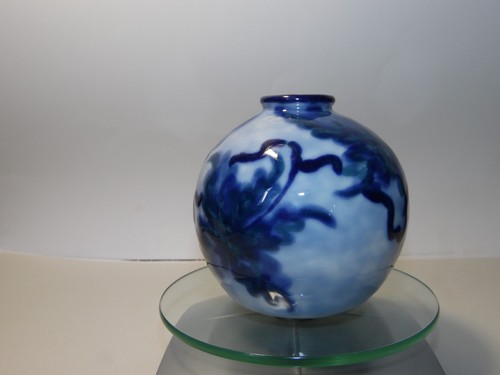 Vase boule porcelaine de - vase, en