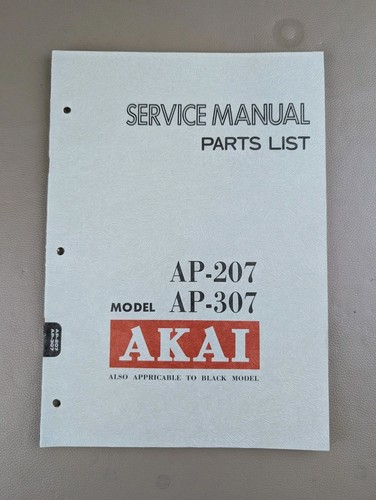 Akai service manual parts - akai,