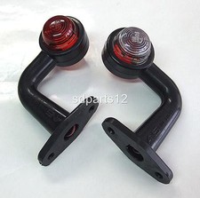 2 Feux de Gabarit et d’Encombrement Latéraux 12V 24V Rouge Blanc Camion Remorque