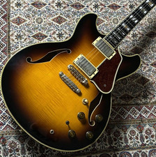 [Ibanez] Fujigen AS200 MIJ ES-335-ish Sunburst 4.0kg w/Hard Case Used 1994