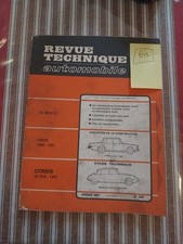 REVUE TECHNIQUE CITROEN ID 19 B 1967 2.0 L rta  evolution SIMCA 1300 1301