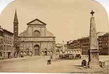 Italia, Firenze, Florence, Basilica di santa-Maria Novella Vintage albumen print