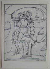 VALERIO ADAMI  - Carton d invitation - 2010