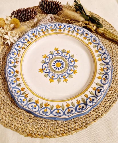 Assiette faïence de - assiette,