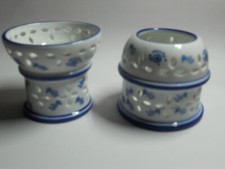 2 PHOTOPHORES  DELFT BLUE ..