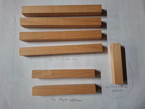 Merisier lot carrelets - lot, de