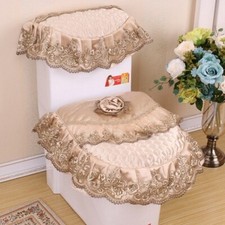 3PCS Toilette Siège Tapis Set