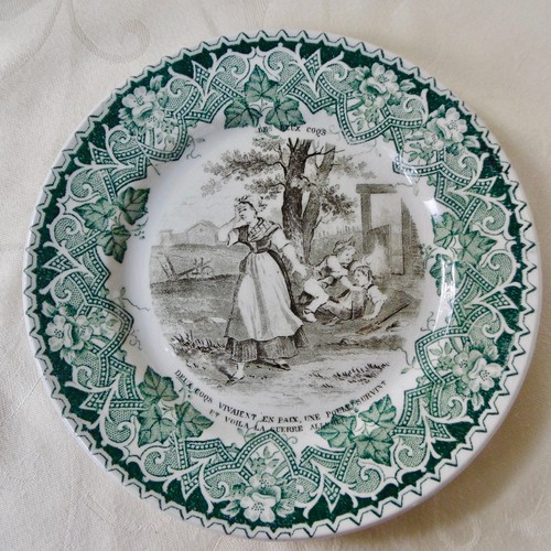 Assiette faience de - assiette,