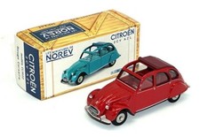 Norev 1/43 réf CL1522 (Ex-Dinky France 500) : Citroën 2cv AZL (Rouge Corsaire)