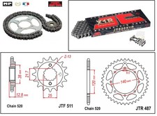 Kit chaine Super renforcé  KAWASAKI KLX 650 C 93-98 1993/1998 15*43