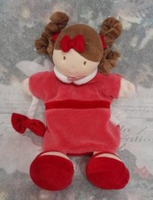 A35/ Doudou  Marionnette / Poupée Fille /Doudou Et Compagnie/Rose Marron