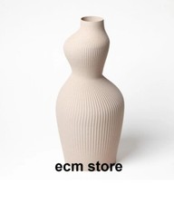 COPO DESIGN Vase XL Pour fleurs séchées et Pampas - Woman Beige 30 cm pot fleurs