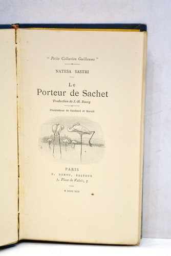 Livre ancien sastri - livre,